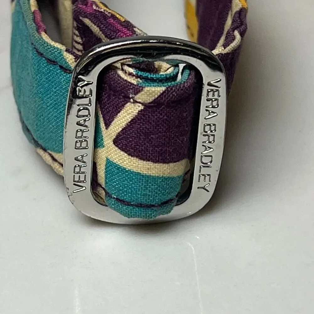 Vera Bradley Crossbody Bag Plum Crazy Pattern Quilted Purse Purple Floral Boho